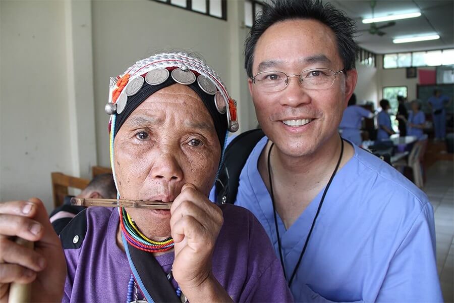 Dr. Chin and a Patient